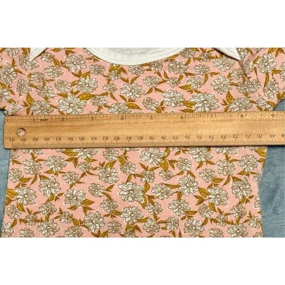 MilkBarn Daisy Bamboo Newborn Gown Sleeper Onesie Girls 0-3 Months - Picture 7 of 8